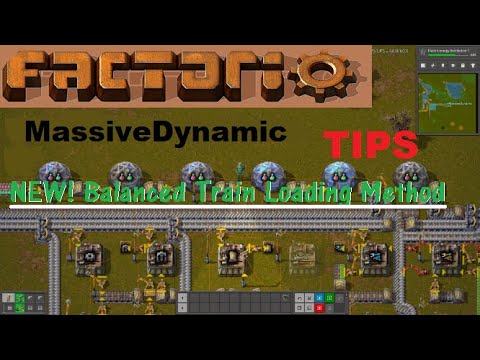 Factorio Train Loading Tip - Alternate Balanced Loading Unloading