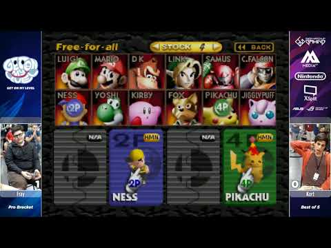 Fray vs Kort - GOML 2017 - SSB64 Winners 1