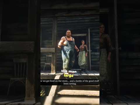 Dinner with a creepy couple in RDR2