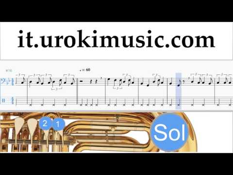 Corso di Tuba Lukas Graham - 7 Years Tablature Tab Parte#2 um-i276