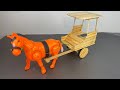 DIY Horse Cart Woodworking Projects Making Horse Cart From Stick Ice Cream Part II
