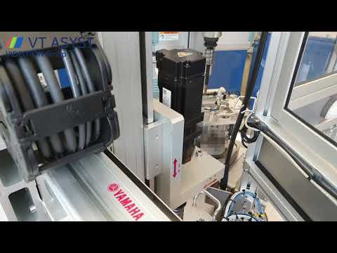 Screwing and marking machine