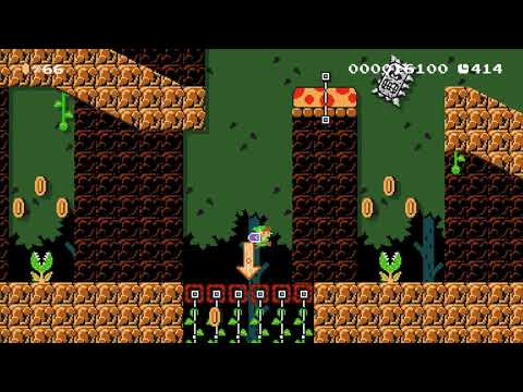 Majora's Zelda: Inside the Deku Tree Master Sword Remake (Super Mario Maker 2)