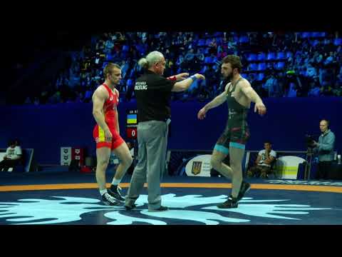 Final 1/2   GR   63 kg OLEKSANDR HRUSHYN (UKR) KERIM MACHALIKASHVILI (GEO)