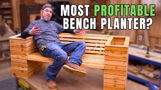 Build an Easy DOUBLE Planter Bench / Common Materials, Low Cost, and Functional!