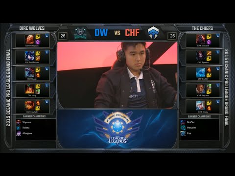 DW vs CHF Game 1 Highlights (OPL Split 1 Grand Final 2015)