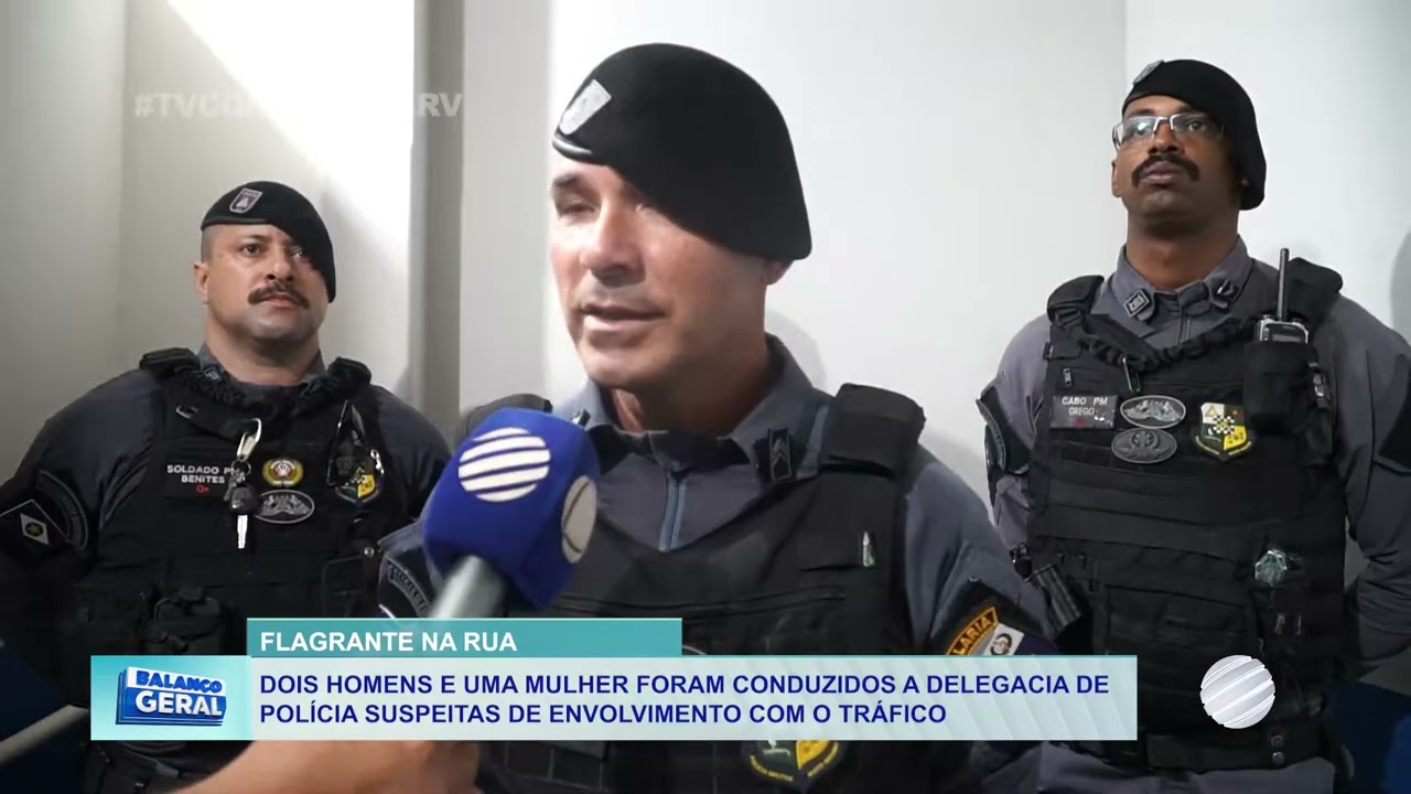 Cavalaria prende três suspeitos de tráfico e apreende drogas em operação em Lucas do Rio Verde