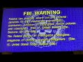 FBI Interpol Warning Screens 1997 2003