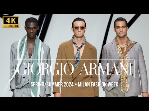 GIORGIO ARMANI Men's Spring/Summer 2024: Discover Elegance and Innovation