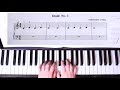 Etude No. 1 I Michael Aaron I Primer Technique I Beginner Piano