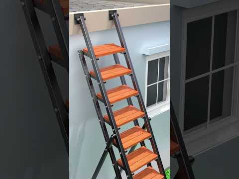 Smart folding ladder  | folding staircase