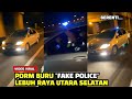 KEJADIAN DI LEBUHRAYA UTARA SELATAN DI KULAI KERETA MENYAMAR JADI POLlS PALSU 05 06 2023