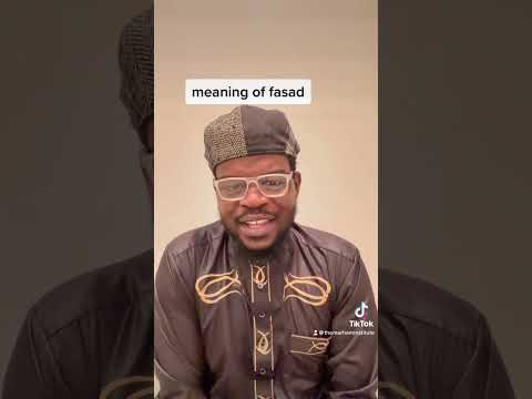 classical arabic meaning of fasad