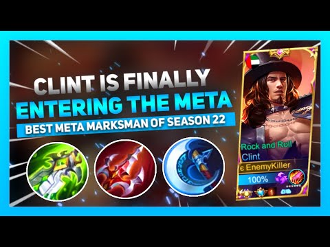 Clint Is Finally Entering The Meta | Best Meta Marksman Of Season 22 | Mobile Legends