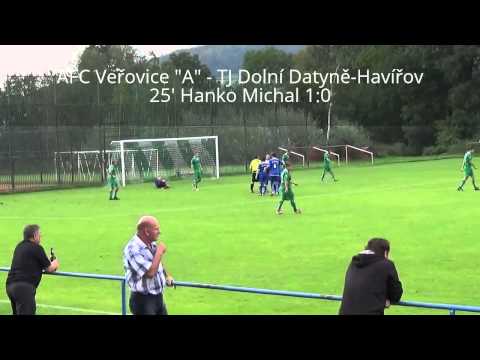 AFC Veřovice "A" - TJ Dolní Datyně-Havířov 1:0 (1:0)