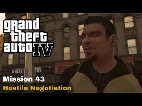 GTA IV (PC) Hostile Negotiation | Gameplay Walkthrough | No Commentary | Part 43
