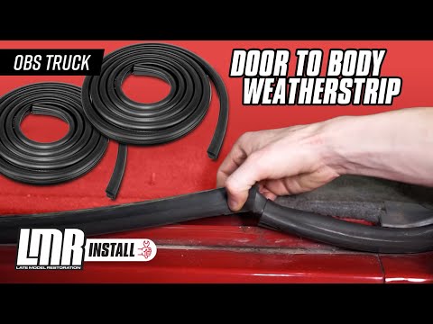 Ford OBS Bronco & Truck: Door to Body Weatherstrip - Install & Review
