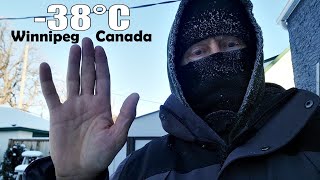 A short Walk in -38C / -36F (ASMR)