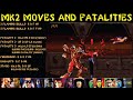 Mortal Kombat II All Special Moves Fatalities Friendship Babality MK2 Arcade