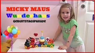 Micky & Minnie Maus Geburtstagsparade ♥ Wunderhaus Eisenbahn | Lego Duplo