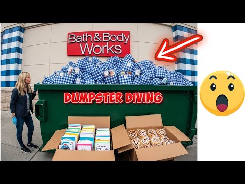 Employees Caught Throwing All This Out!  Dumpster Diving