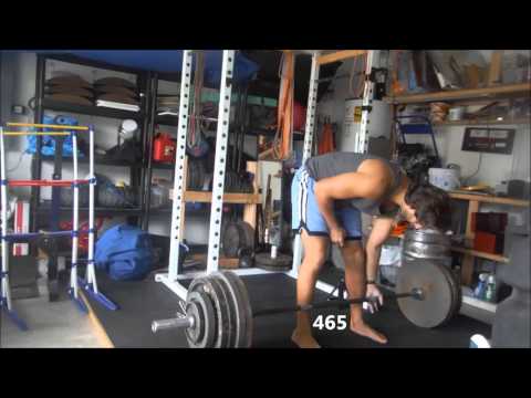 2015.11.01 Max Effort Lower / Deadlift PR 465 x 1 (Training Log)