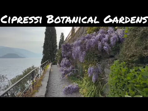 Gardens of Lake Como, Italy: 2023 Walking Tour 4K | Villa Cipressi, Varenna