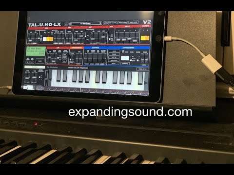 iOS Synth app - TAL-U-NO-LX -  amazing analog synthesizer Juno 60 emulator sounds and modulation