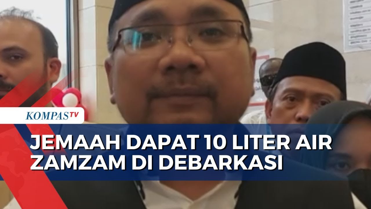 Kabar Gembira, Menag Sebut Jemaah Haji Indonesia Tahun Ini Dapat 10 Liter Air Zamzam di Debarkasi