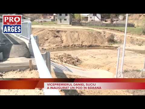 Vicepremierul Daniel Suciu a inaugurat un pod în Băbana