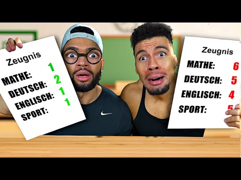WIR VERGLEICHEN UNSERE ALTEN SCHUL ZEUGNISSE !!!