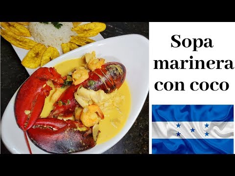 Receta sopa de MARISCOS 🇭🇳 al estilo hondureño 😁 la mejor sopa de Marinera del mundo