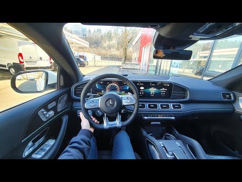 New Mercedes GLE 53 AMG Coupe 2022 Test Drive POV