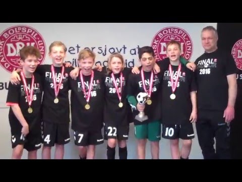 Hillerød Fodbold U13 Sjællandsmester i Futsal 2015/16