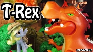 Monkey Business 3: Imaginext Deluxe T-Rex Dinosaur Fisher Price Tyrannosaurus MLP Toy Review Parody