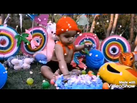 Vihaan's cake smash video