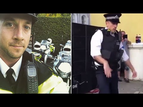 Der tanzende Polizist