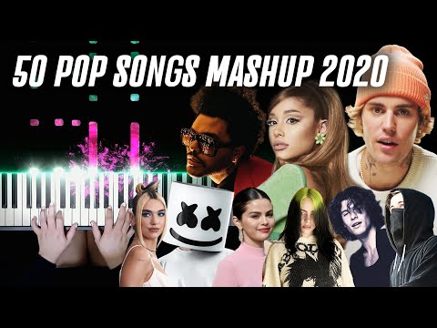 50 POP SONGS MASHUP 2020 IN 4 MINUTES (Piano Medley by Pianella Piano)