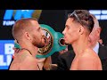 VASYL LOMACHENKO & JAMAINE ORTIZ REFUSE TO BREAK FACE OFF AT INTENSE WEIGH IN • LOMACHENKO VS ORTIZ