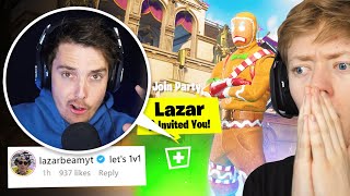 I Stream Sniped YouTubers until they 1v1 me on Fortnite...