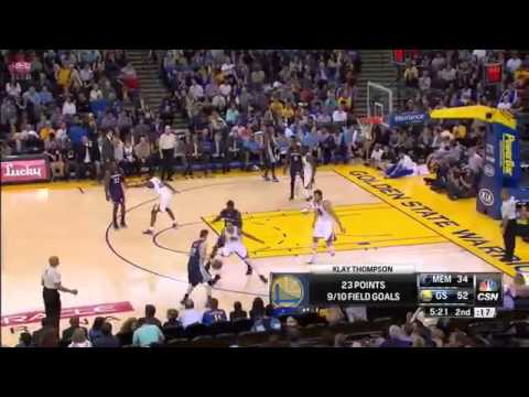 Klay Thompson 42 Points Highlights   Grizzlies vs Warriors   April 13, 2015   NBA 2014 15 Season