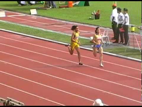 100m Women SF 2 - 87th MAAU Open 2010.avi