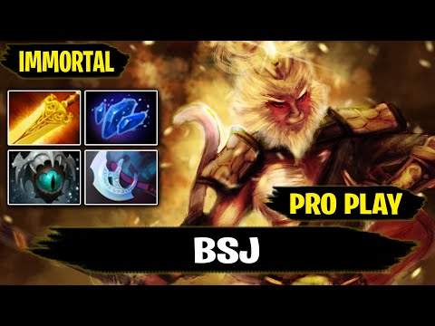 Monkey King 7.28 Pro Gameplay by BSJ | IMMORTAL Rank Dota 2 7.28 Gameplay