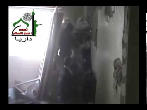 اشتباكات بين عناصر كتائب الصحابة وقوات النظام في مدينة داريا