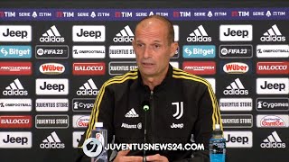 Conferenza Allegri pre Juventus-Empoli: “Chiesa e Pogba out. Vittoria nel derby ci ha dato serenità