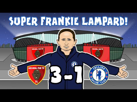 3-1! ARSENAL BEAT CHELSEA! (Super Frank Lampard Song Odegaard Jesus Goals Highlights)
