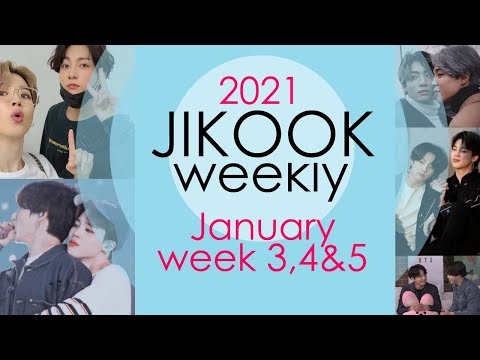 Jikook weekly | Run ep jikook , jikook tokopedia , jikook winter package | Jan week 3, 4 & 5