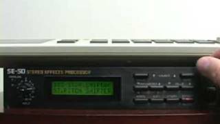 Video thumbnail for Boss SE-50 Stereo Effects Processor Demo SE50 by zibbybone