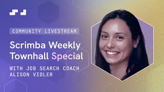 Scrimba Townhall Special: We meet Job Search Coach Ali Vidler