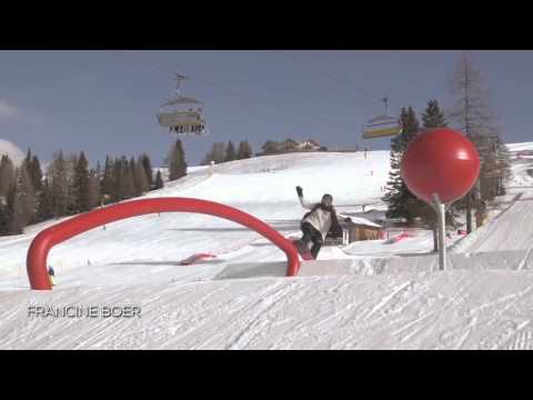 Snowpark Alta Badia – Extensive Snowboard Session